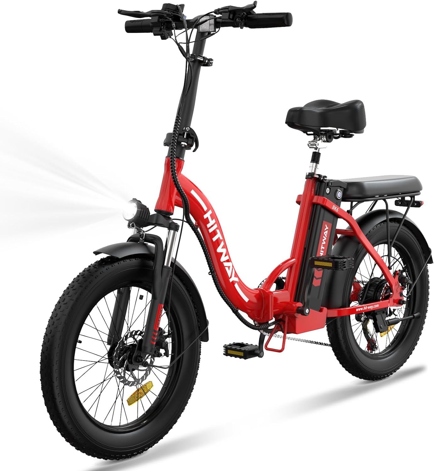 portable folding electric bicycle 20" Fat Tire Electric Bike, 750W, 20MPH, Folding, 48V/14Ah Battery, Al – Eco Trade Company