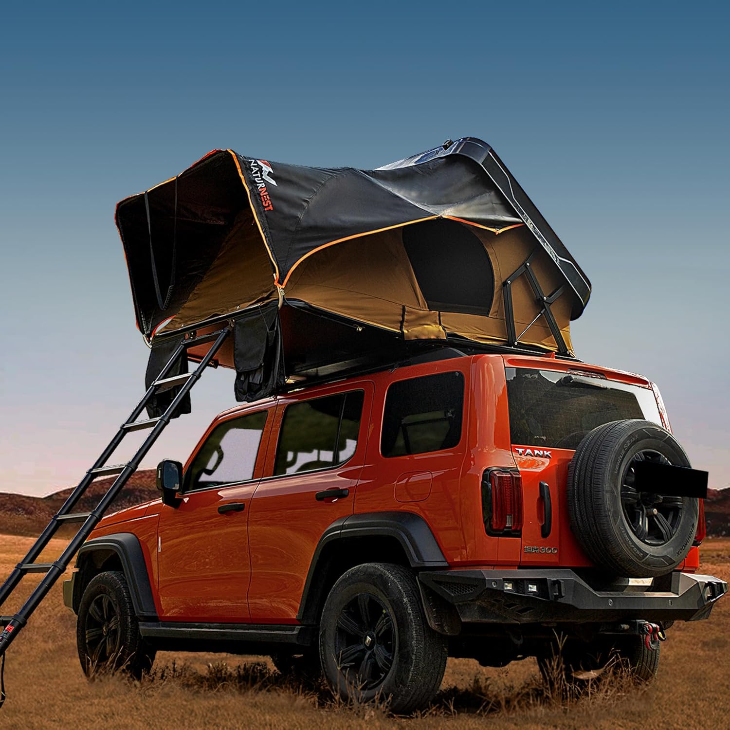 Roof Tent Camping Tent For Jeep Wrangler Hard Shell Rooftop Tent