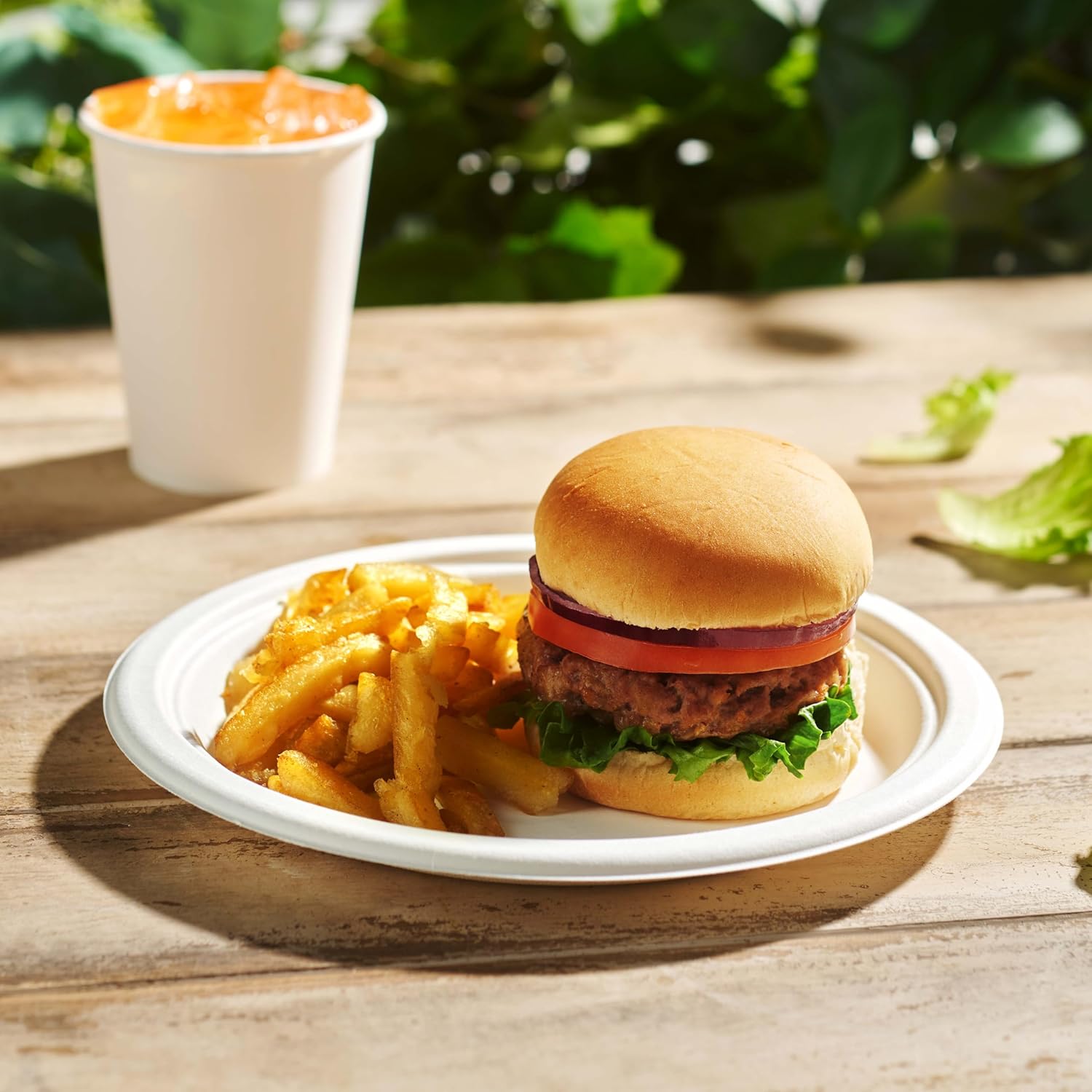 100% Compostable Paper Plates 100 Pack, 6 Inch - Eco Trade Company