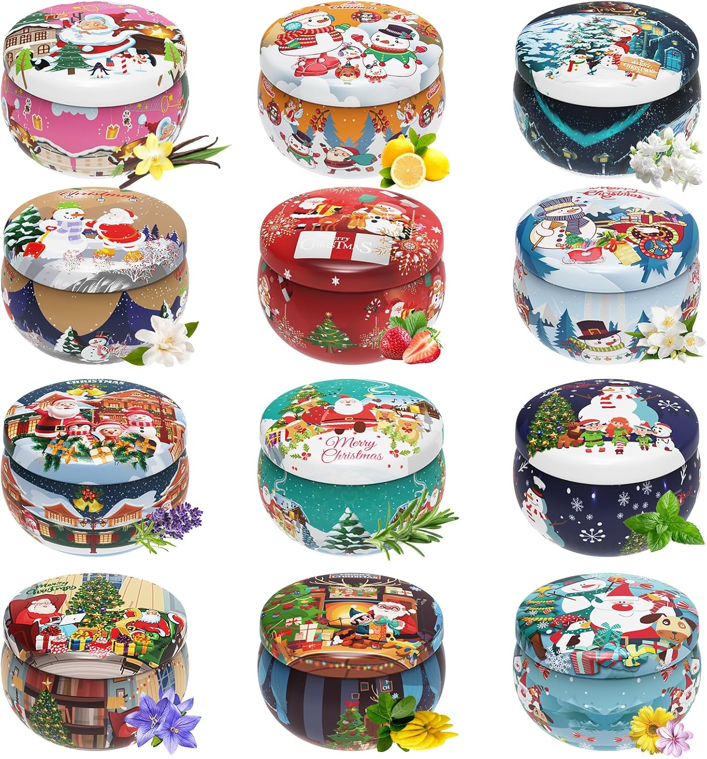 12-Piece Scented Candle Gift Set for Women – Aromatherapy Candles for Spa, Dinner, & Relaxation - Eco Trade Company
