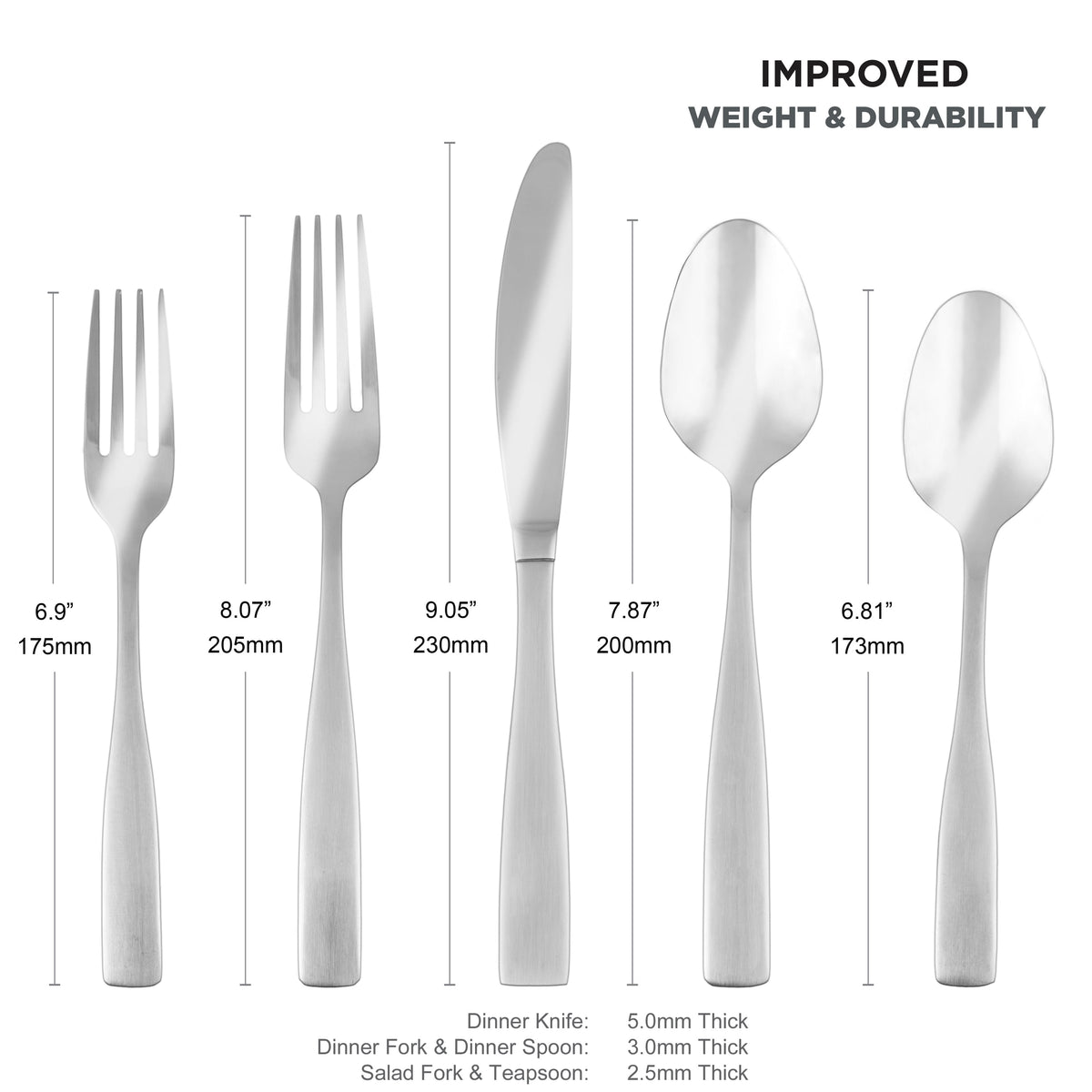 77Piece Expanded Flatware Set Eco Trade Company