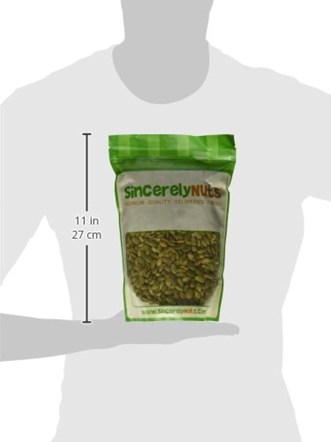 Sincerely Nuts Shelled Pepitas Pumpkin Seeds Salted - Eco Trade Company