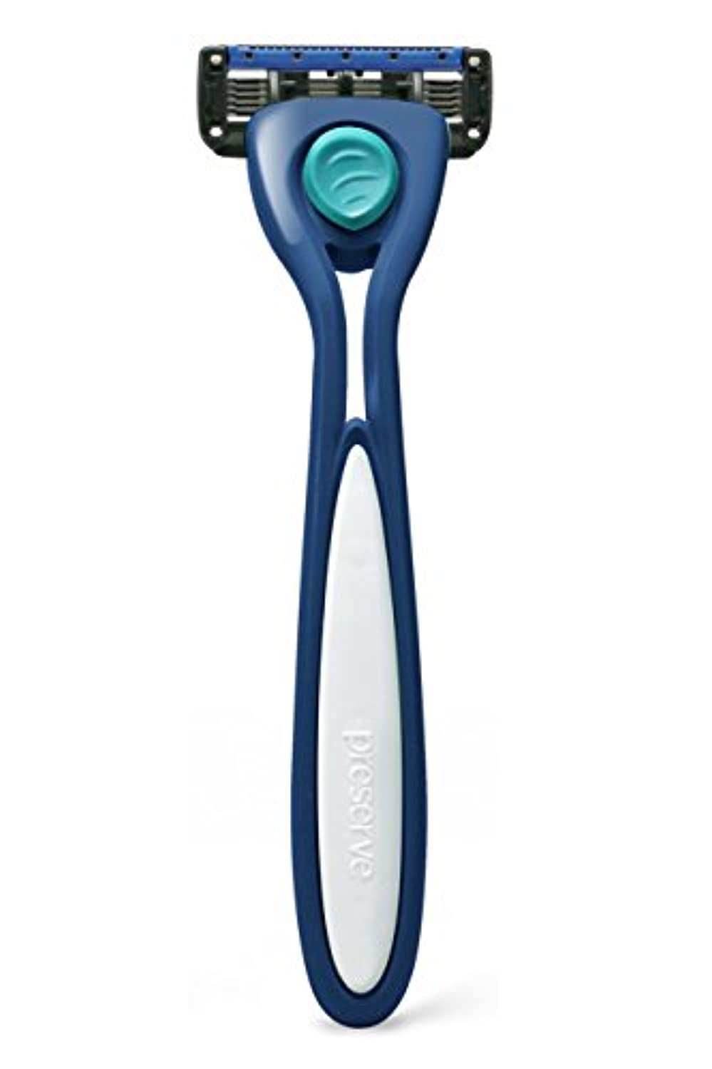 Preserve Shave 5 Five Blade Refillable Razor, Made from Recycled Materials - Eco Trade Company