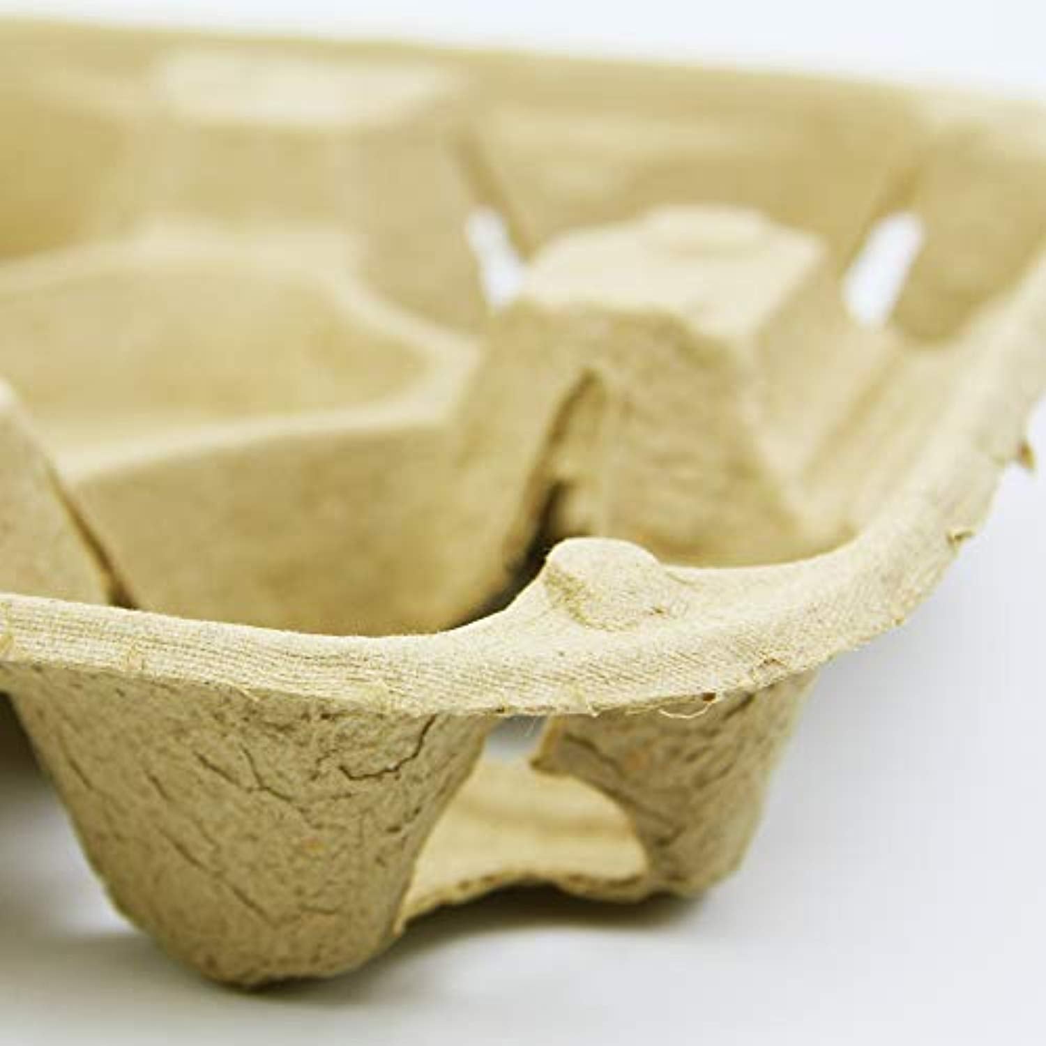 45 Pack Pulp Fiber Drink Carrier Tray - Compostable Stackable Ecofriendly - Eco Trade Company