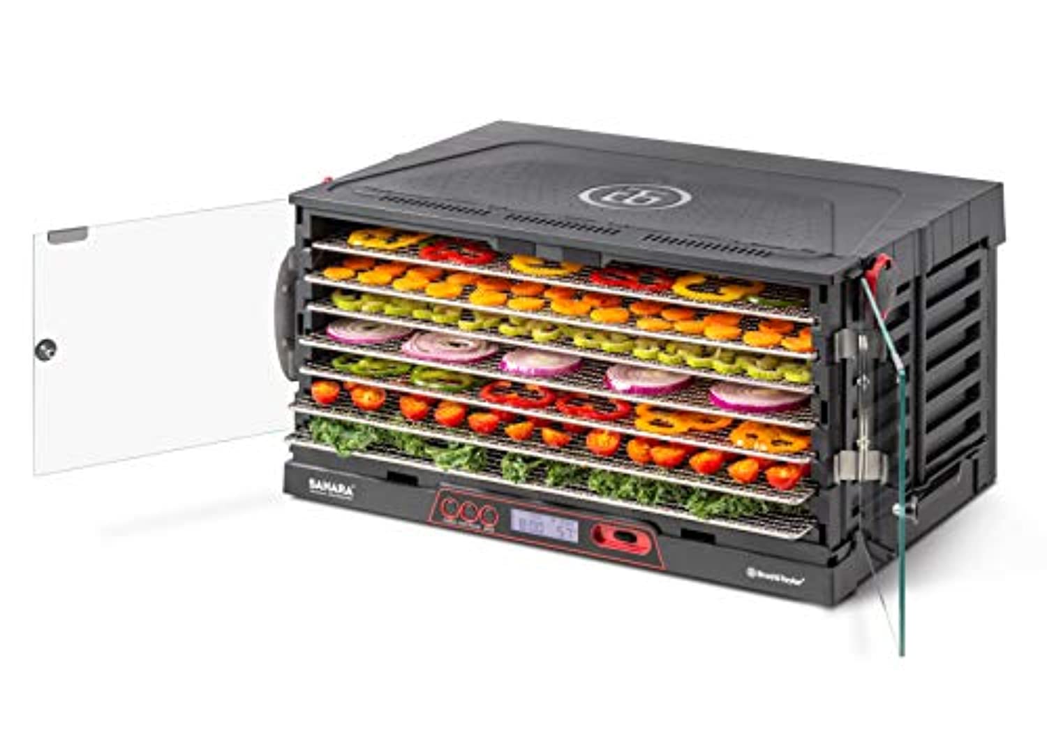 Folding Food Dehydrator, Beef Jerky, Fruit Leather, Vegetable Dryer (Stainless Steel Shelves) - Eco Trade Company