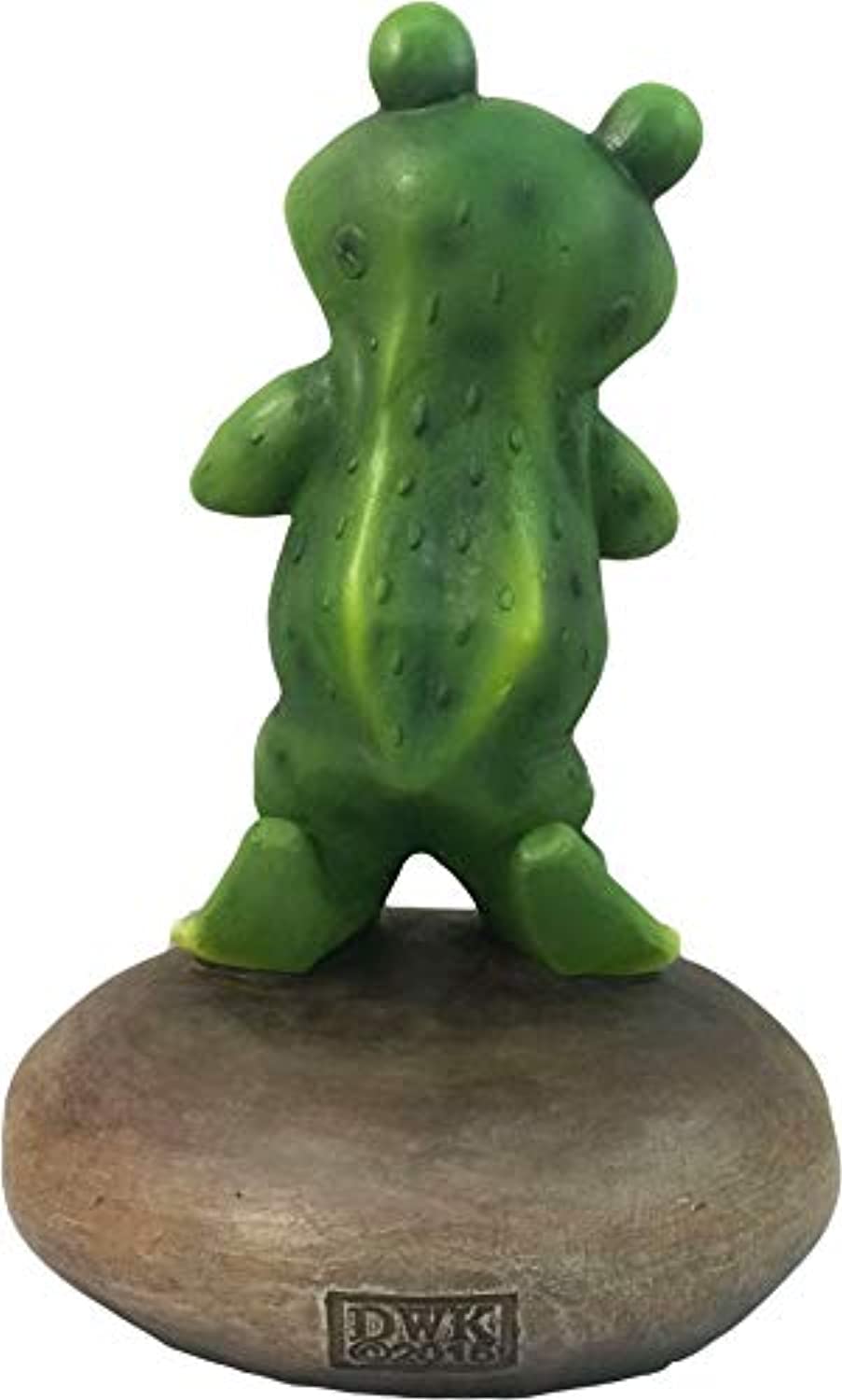 Blessed Assurance - Inspirational Cute Praying Frog On Rock Statue - Eco Trade Company