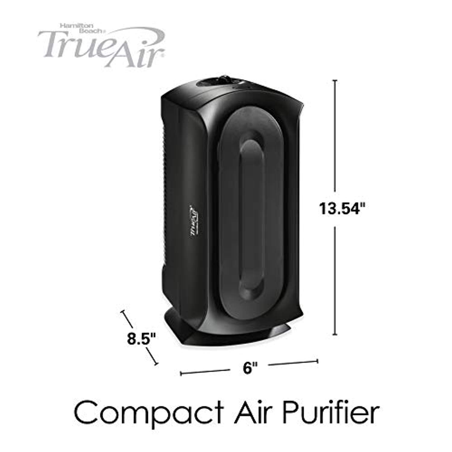 Hamilton Beach TrueAir Air Purifier for Home or Office with Permanent True HEPA Filter for Allergies and Pets, Ultra Quiet - Eco Trade Company