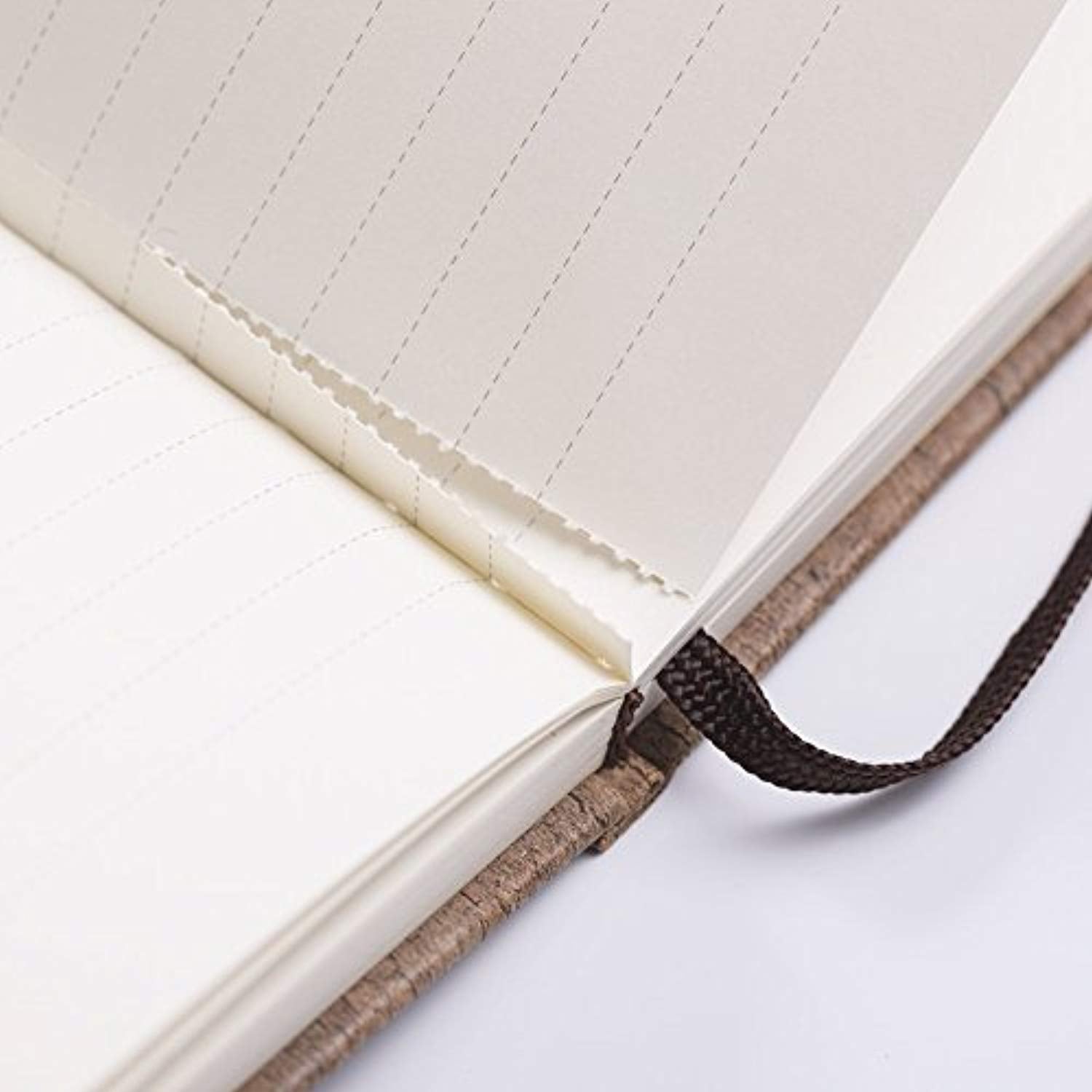 Eco-Friendly Natural Cork Hardcover Writing Notebook with Pen Loop & Premium Thick Paper + Page Dividers Gifts, A5 (5x8) Bound Notebook - Eco Trade Company