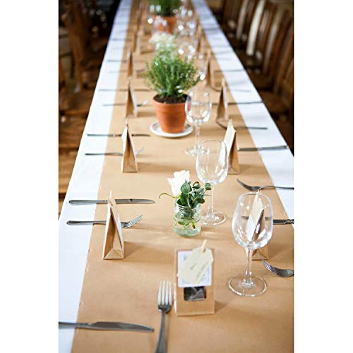 Brown Kraft Paper Jumbo Roll 17.75” x 1200” (100ft) 100% Recycled Material, Made in USA - Eco Trade Company