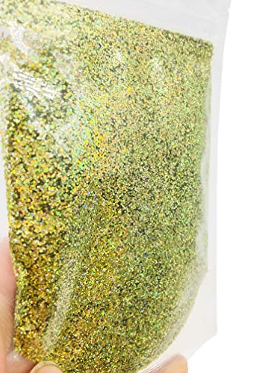Gold Biodegradable Glitter 1/2 Ounce - Made from Plant Cellulose, Earth Friendly. Perfect for Crafts, DIY Projects, Cosmetics Made in USA - Eco Trade Company