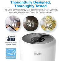 Air Purifier for Home Allergies and Pets Hair Smokers in Bedroom, True HEPA Filter, 24db Filtration System Cleaner Odor Eliminators - Eco Trade Company