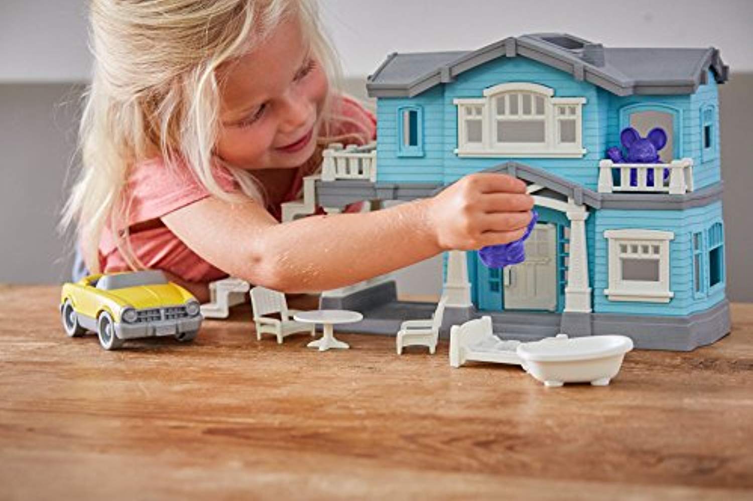Play House Playset from Green Toys - Made in the USA from 100% Recycled Plastic from Used Milk Jugs - Eco Trade Company