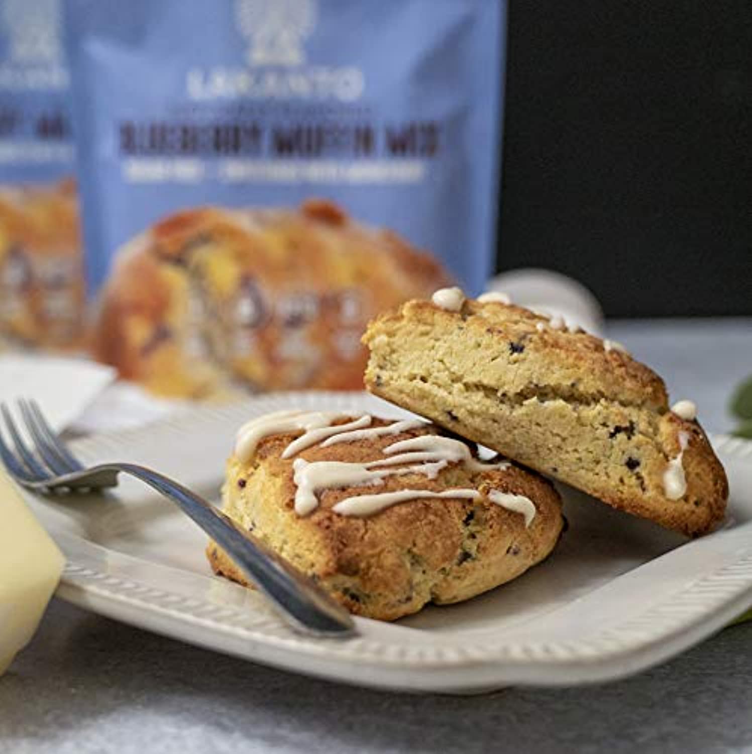 Lakanto Sugar-Free Blueberry Muffin Mix, Low-Carb, Gluten-Free Baking with Monkfruit Sweetener - Eco Trade Company