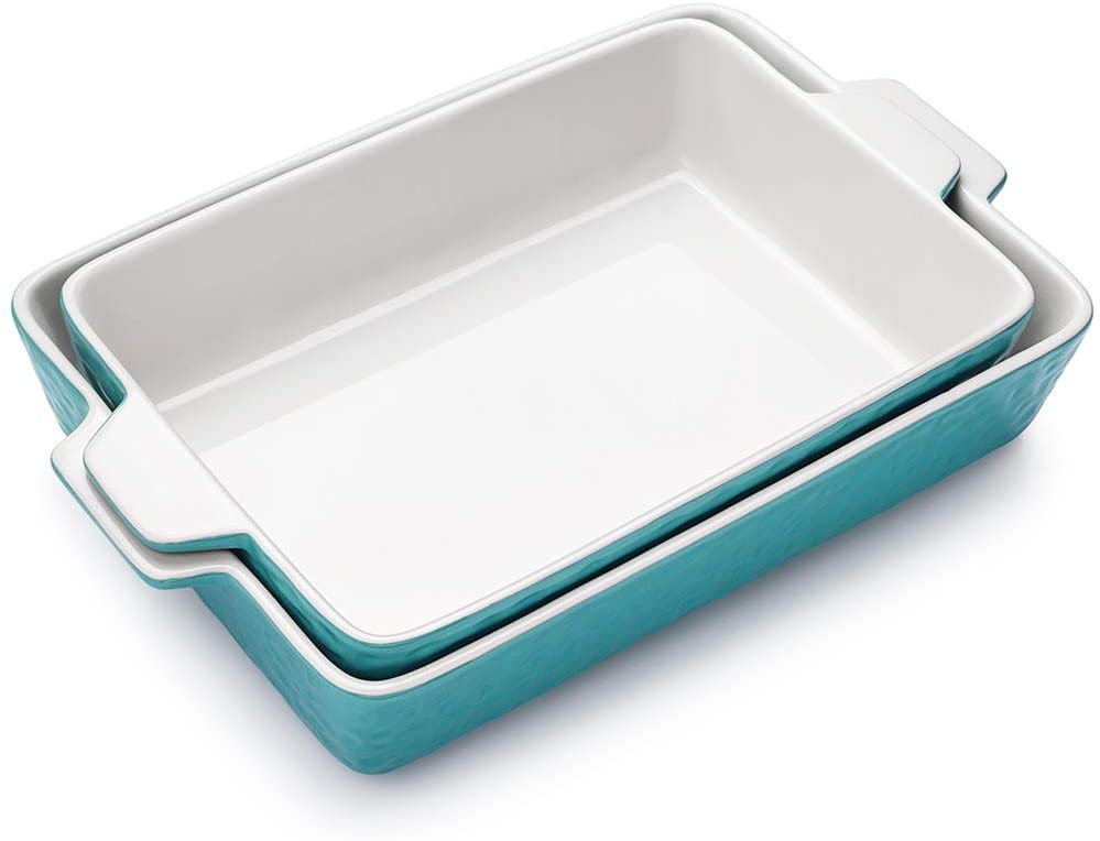 Bakeware Set, Rectangular Baking Pan Ceramic Glaze Baking Dish - Eco Trade Company