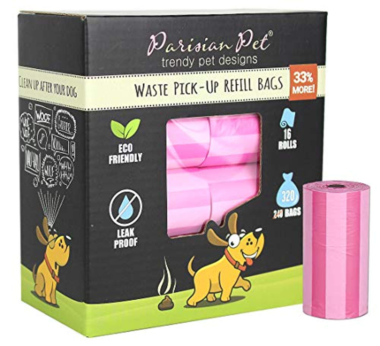 Pet Dog Poop Bags for Dogs – Refill Rolls – Unscented Eco-Friendly - Eco Trade Company