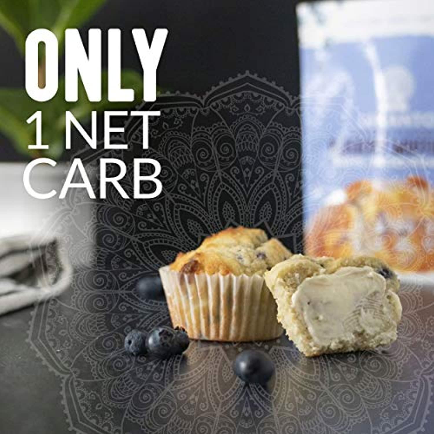 Lakanto Sugar-Free Blueberry Muffin Mix, Low-Carb, Gluten-Free Baking with Monkfruit Sweetener - Eco Trade Company