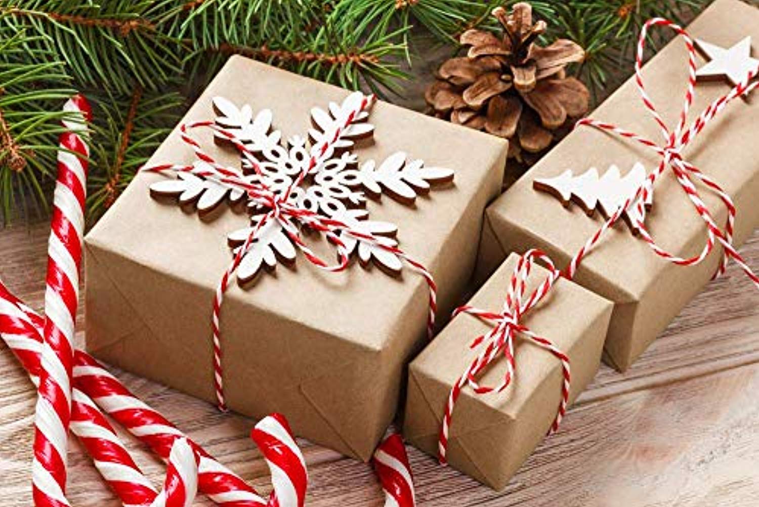 Cotton Bakers Twine Red & White 100M-328 Feet, Packing String,Decoration, Tying Cake, Boxes, DIY Crafts & Gift Wrapping - Eco Trade Company