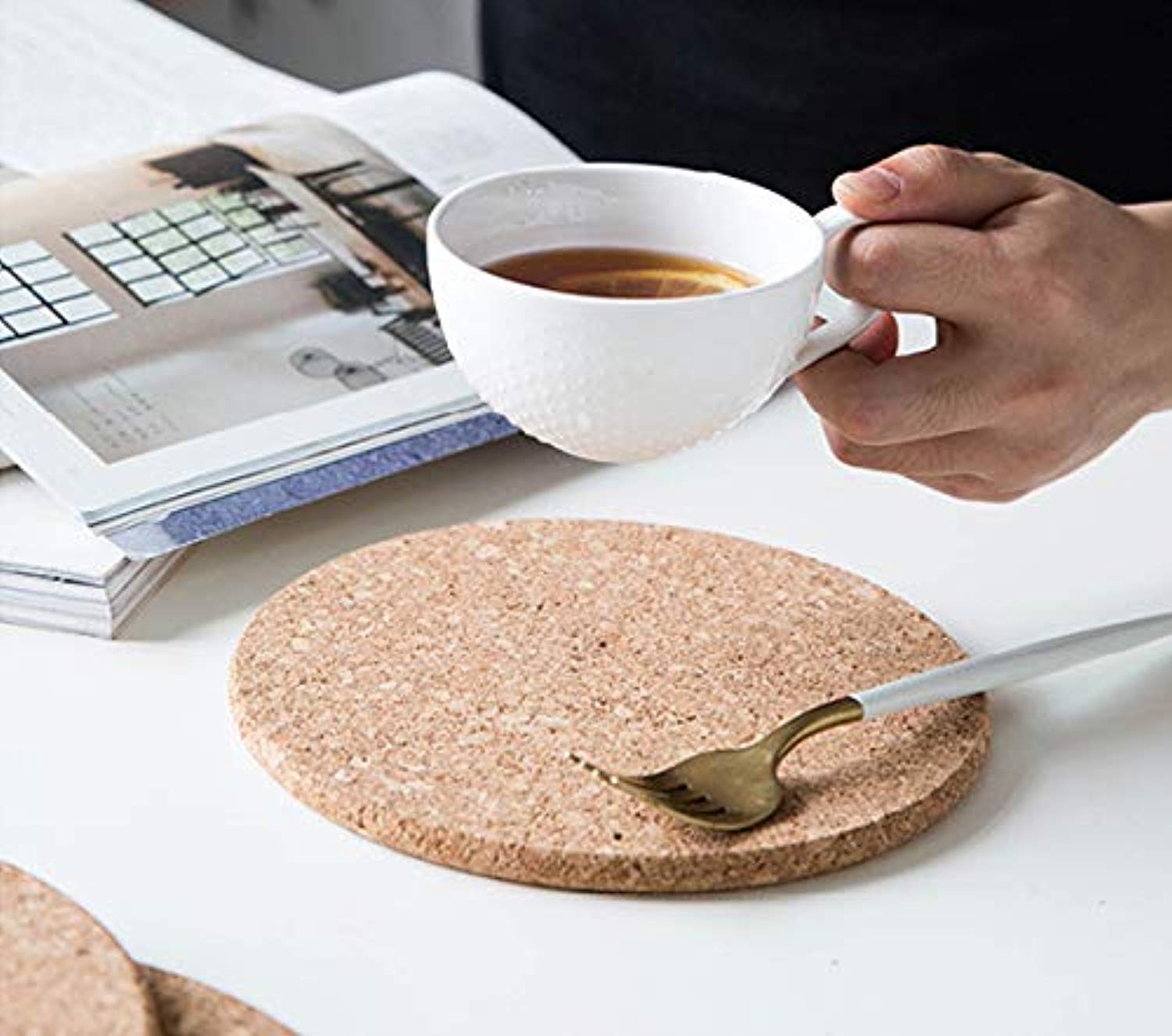 Heat-resistant Round Cork Coasters - Eco Trade Company