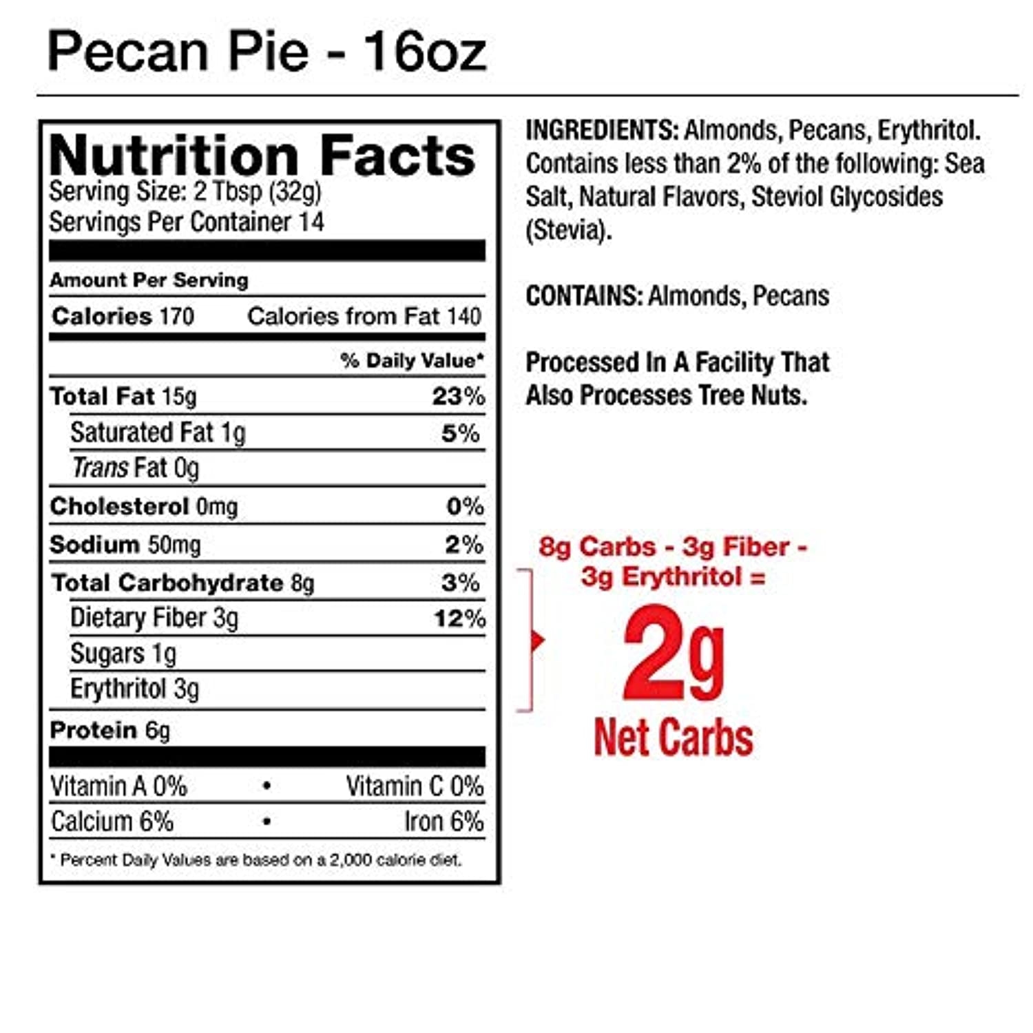Legendary Foods, Pecan Pie Almond Nut Butter,16 oz Jar, Low Carb and No Added Sugar, Healthy, Paleo, Vegan, Keto-Friendly Snacks 2 Pack - Eco Trade Company