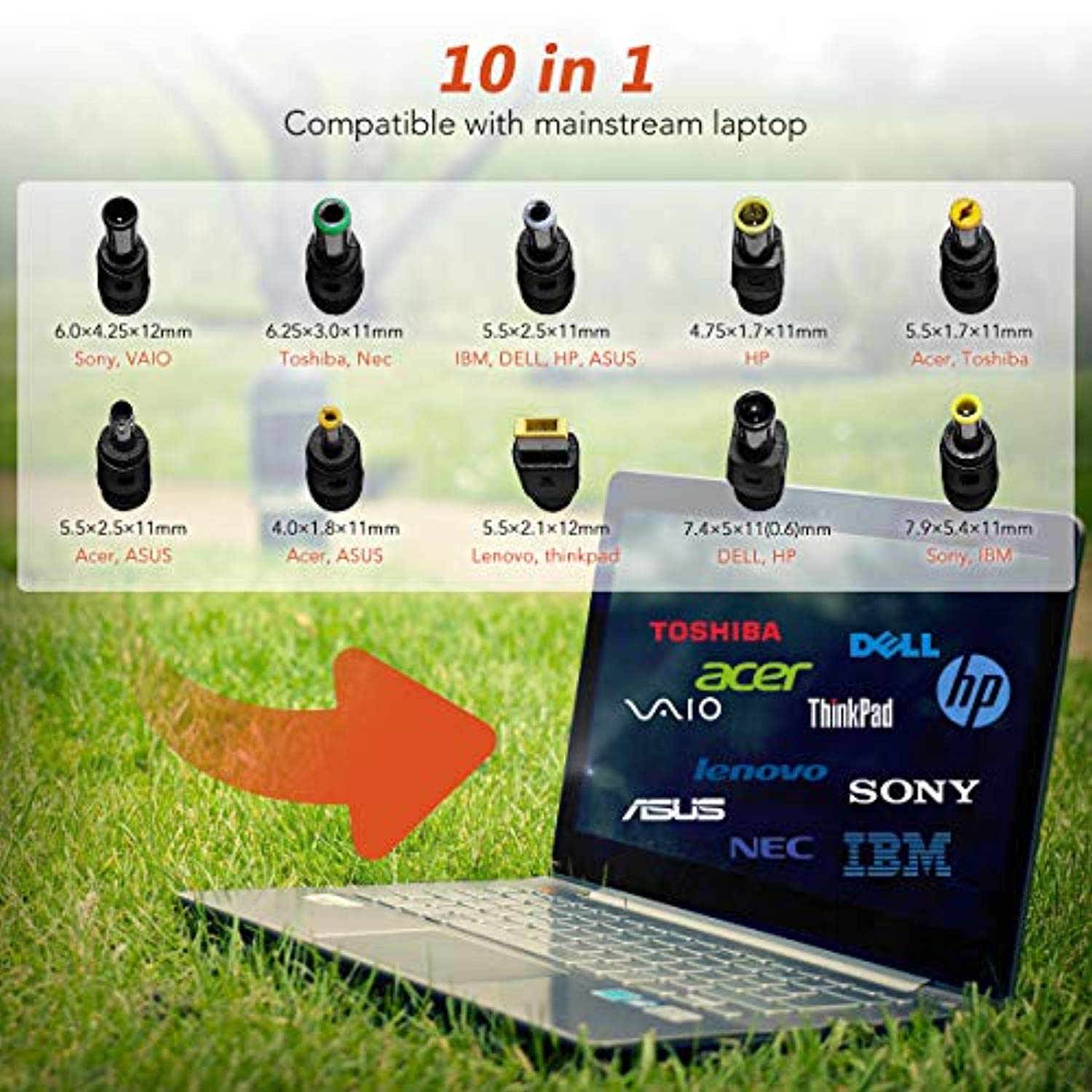 Portable Solar Charger – 60W Foldable Solar Panel with 5V USB and 18V DC for iPhone etc. 5-18V Devices Compatible with Solar Generators Power Stations - Eco Trade Company