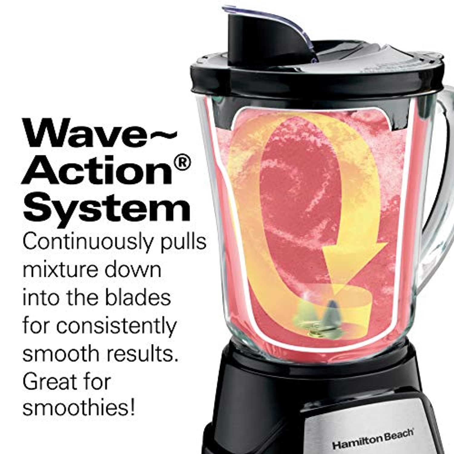 Power Elite Blender with 12 Functions for Puree, Ice Crush, Shakes and Smoothies and 40oz BPA Free Glass Jar, Black and Stainless Steel - Eco Trade Company
