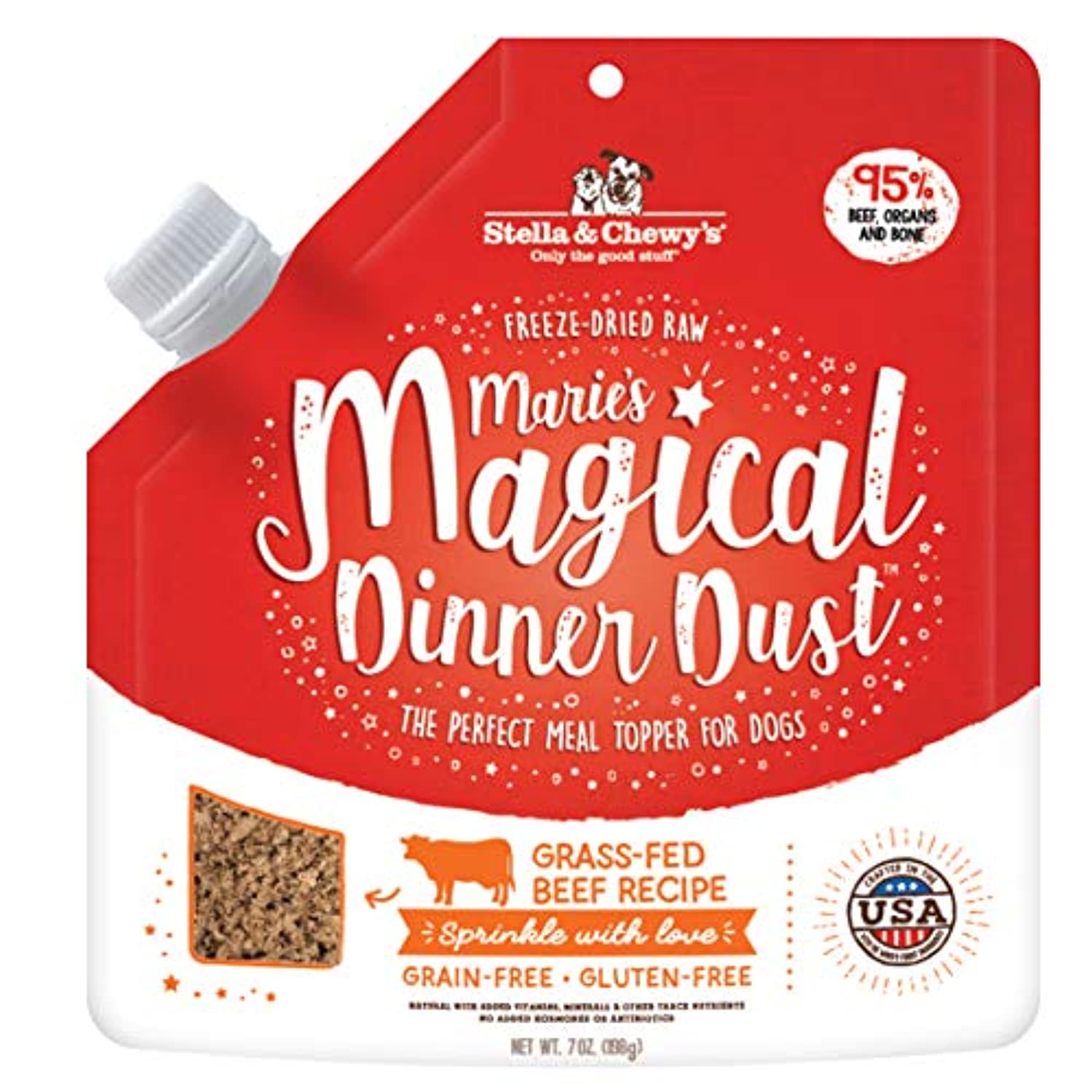 Freeze-Dried Raw Magical Dinner Dust for Dogs Made in USA - Eco Trade Company