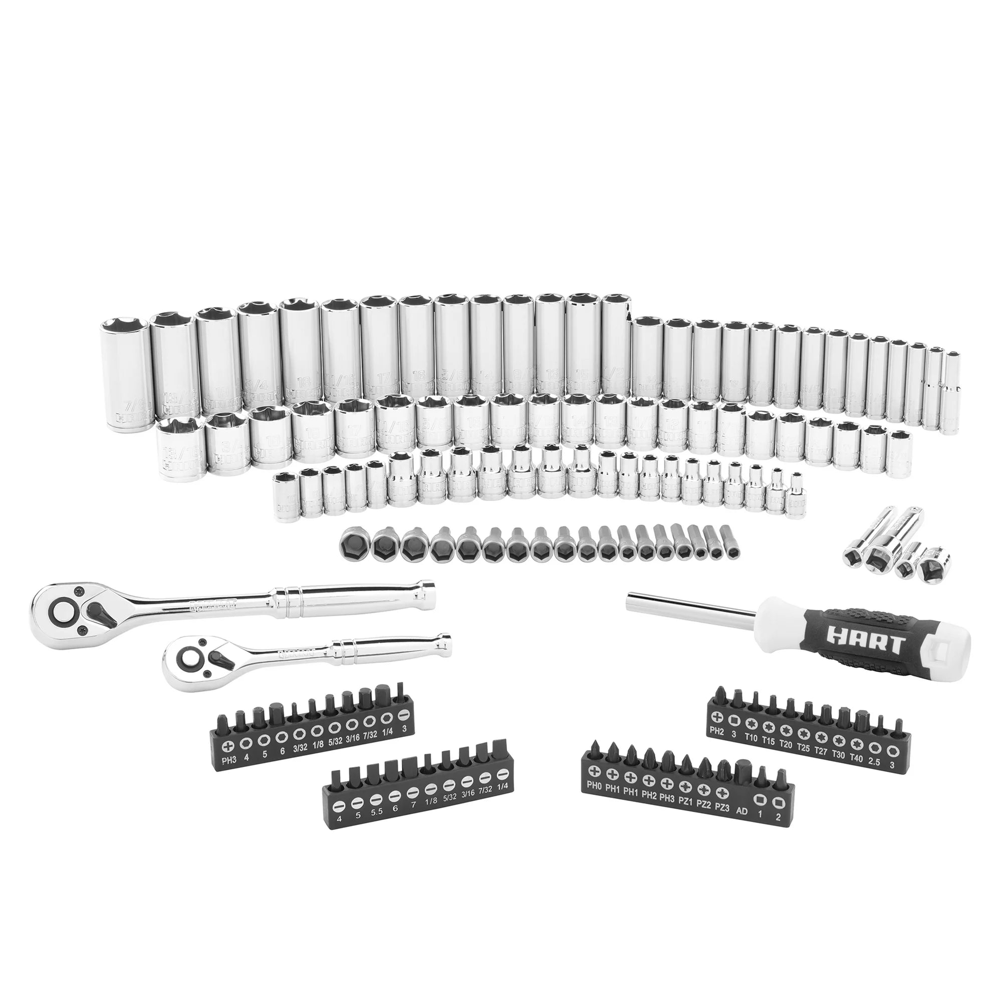 140-Piece 1/4 and 3/8-inch Mechanics Tool Set - Eco Trade Company