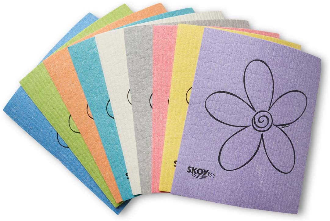 EcoFriendly and Reusable Swedish Dishcloth, for Kitchen and Household Use, Environmentally