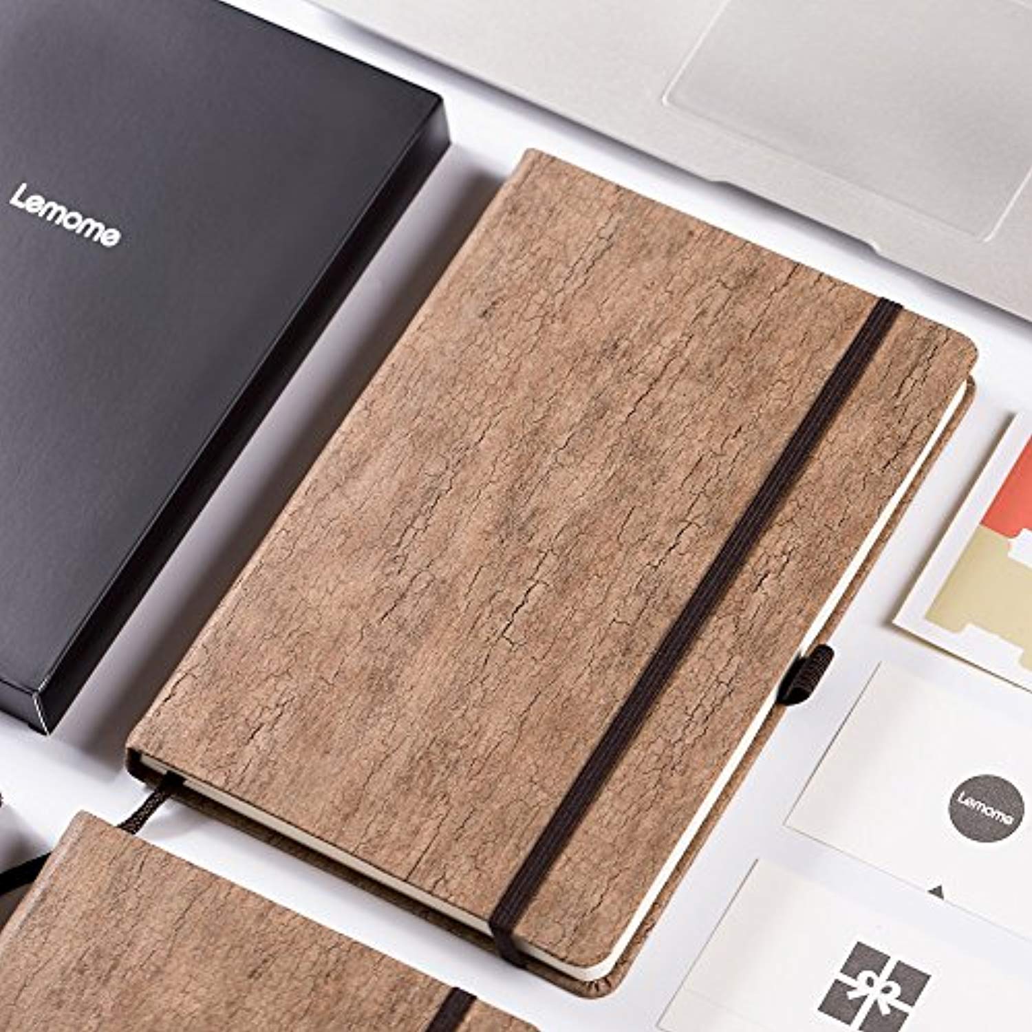 Eco-Friendly Natural Cork Hardcover Writing Notebook with Pen Loop & Premium Thick Paper + Page Dividers Gifts, A5 (5x8) Bound Notebook - Eco Trade Company