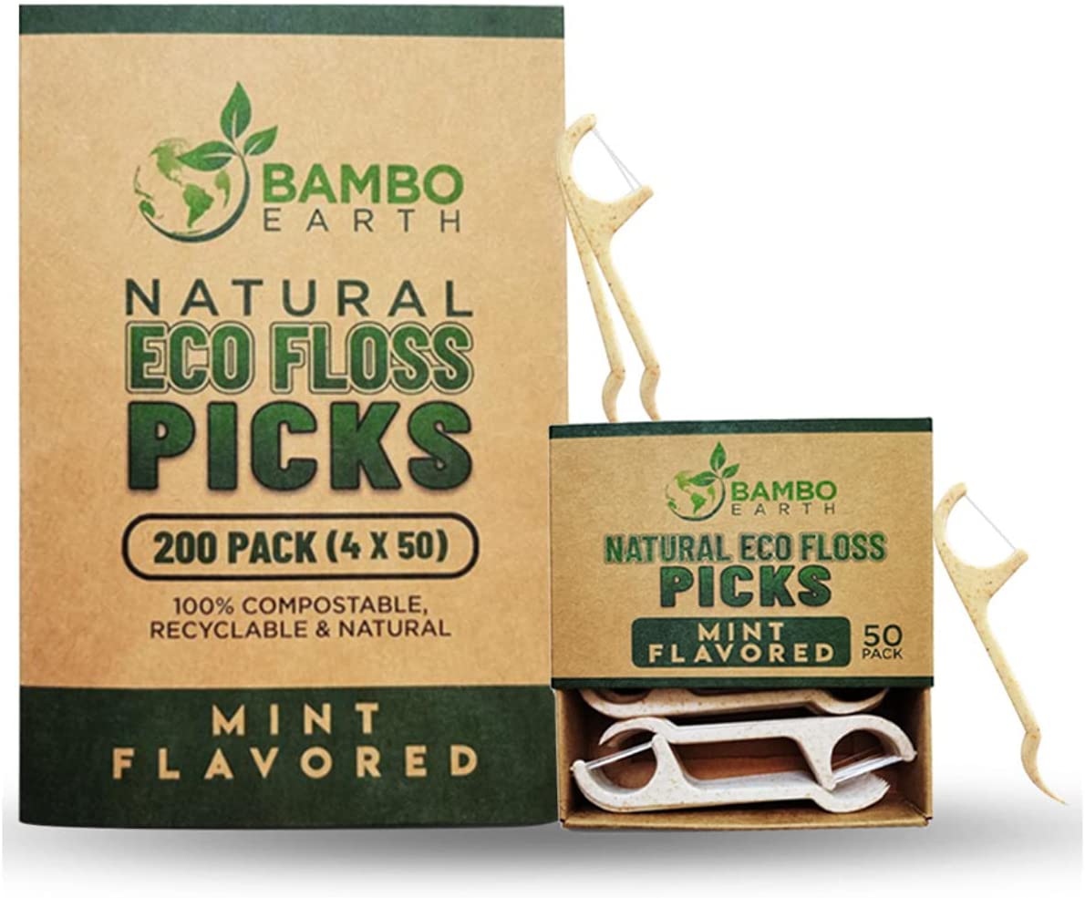 Natural Dental Floss Picks Eco Friendly Cruelty Free Vegan