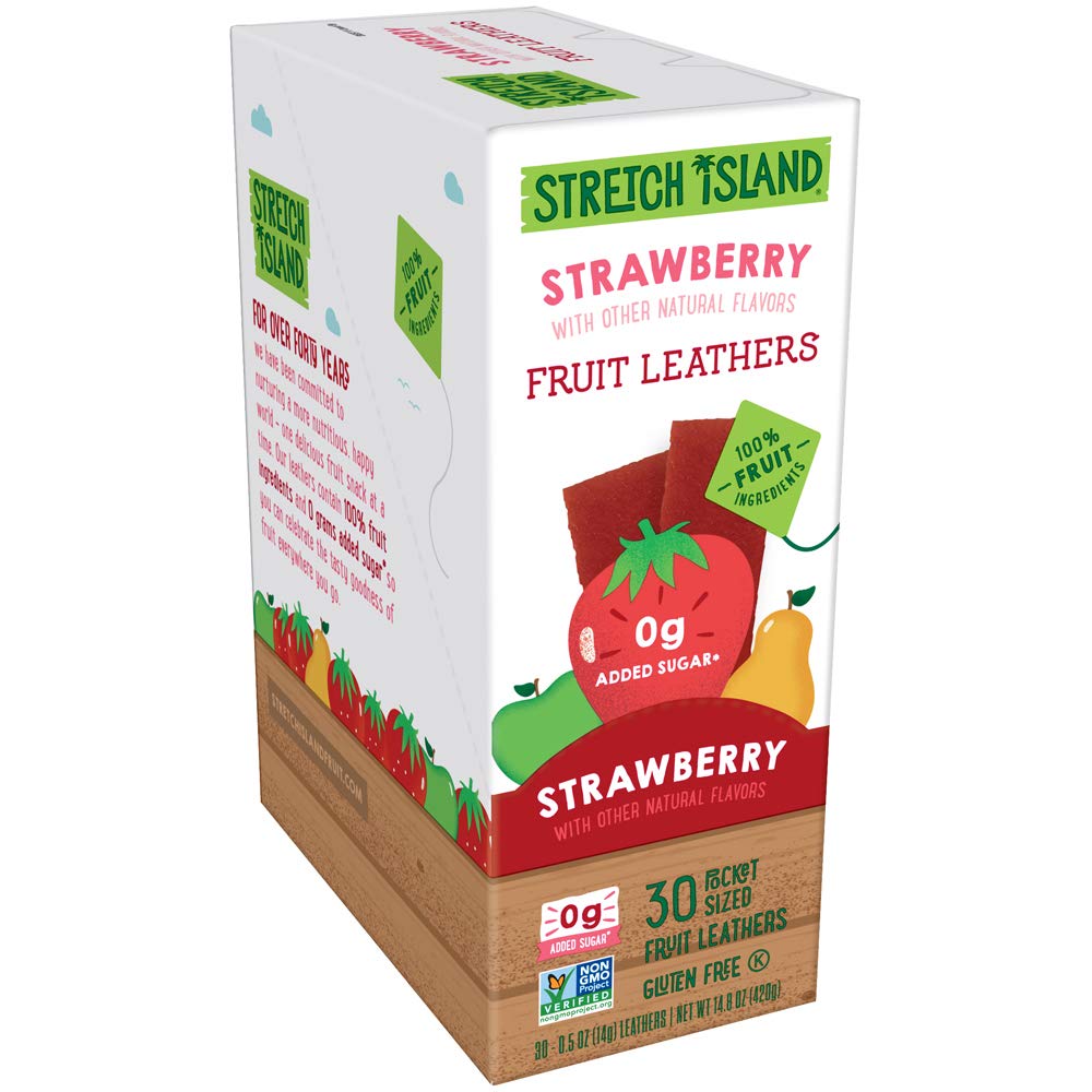Fruit Leather, 0.5 Ounce Leathers, 30 Count - Eco Trade Company
