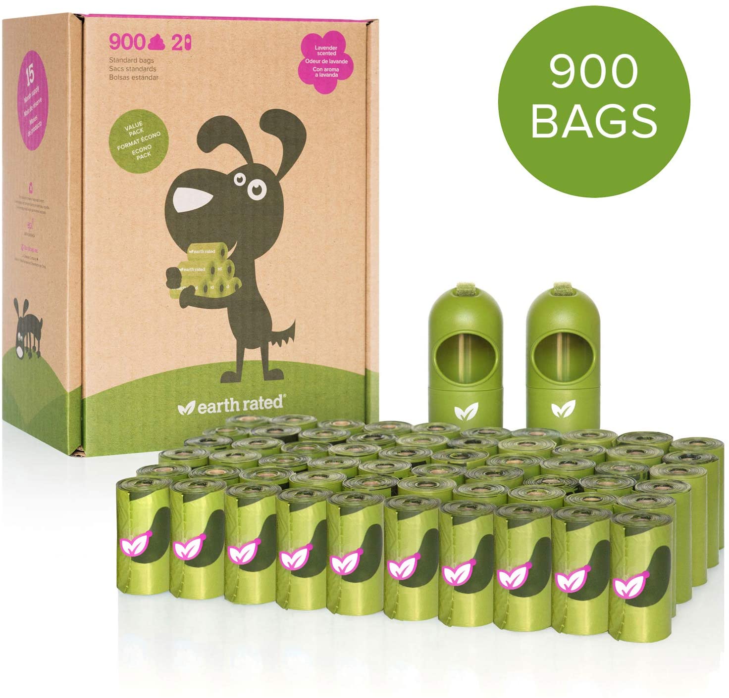 Earth Rated Leash Dispenser for Dog Waste Bags - Eco Trade Company
