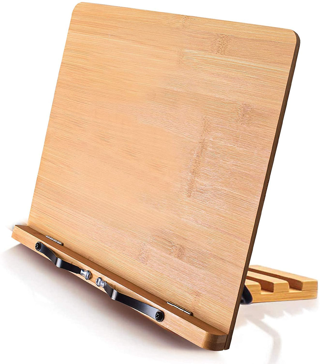 Dropship Renewable Bamboo Book Stand: Simple Log Texture Desk Decor For  Office & School Storage to Sell Online at a Lower Price