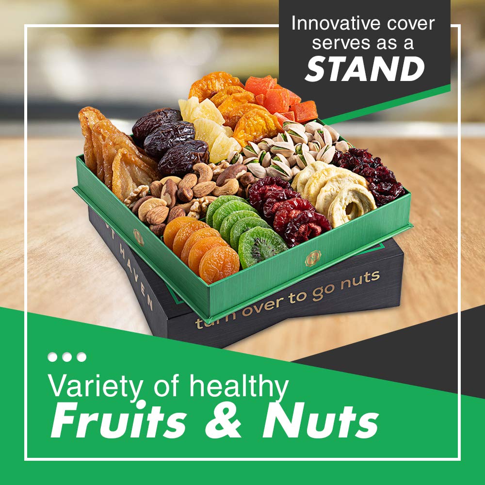 Christmas Holiday Fresh Dried Fruit & Nuts Gift Basket - Eco Trade Company