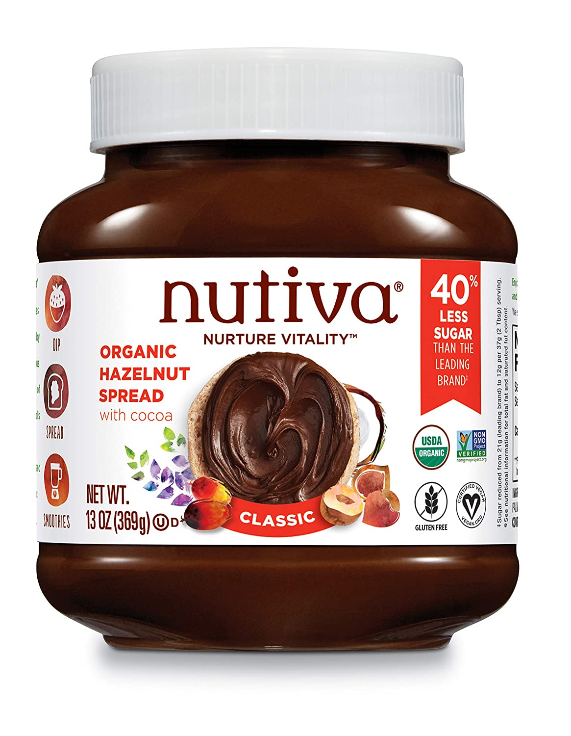 Organic, Non-GMO, Vegan Hazelnut Spread - Eco Trade Company