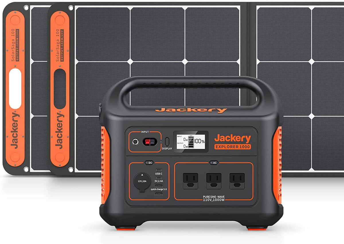 Portable Solar Generator Pack for Outdoor RV/Van Camping