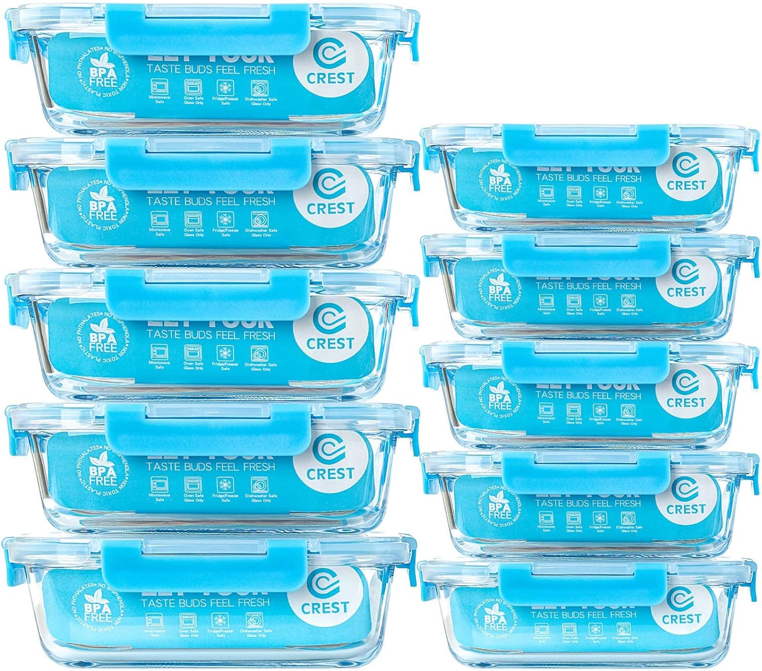 Airtight Glass Food Storage Containers - Eco Trade Company