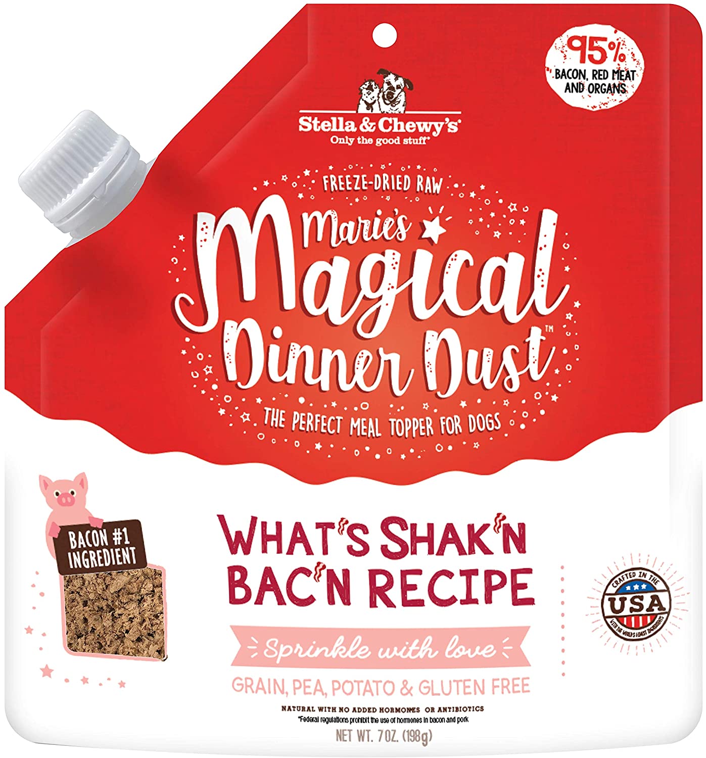 Freeze-Dried Raw Magical Dinner Dust for Dogs Made in USA - Eco Trade Company