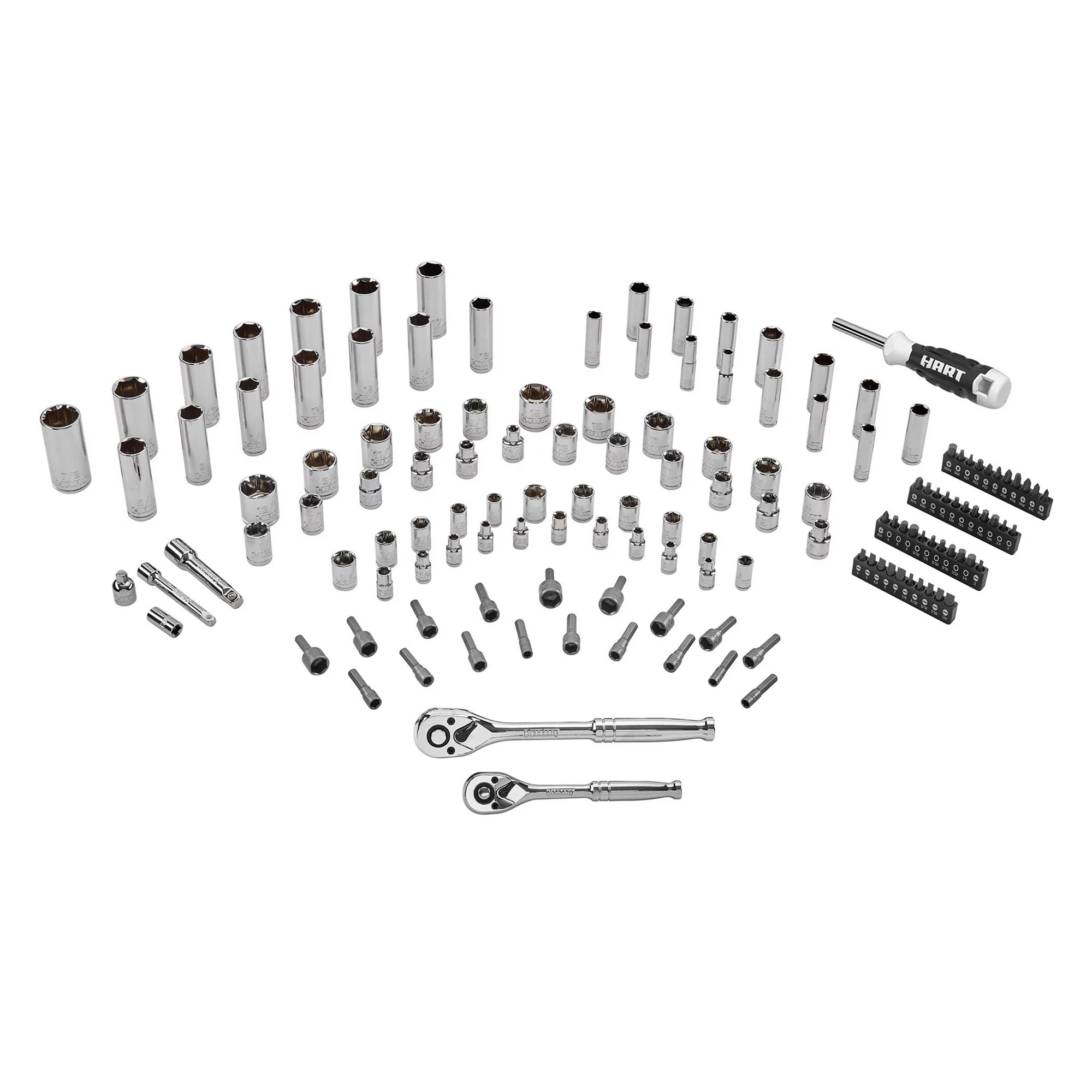 140-Piece 1/4 and 3/8-inch Mechanics Tool Set - Eco Trade Company