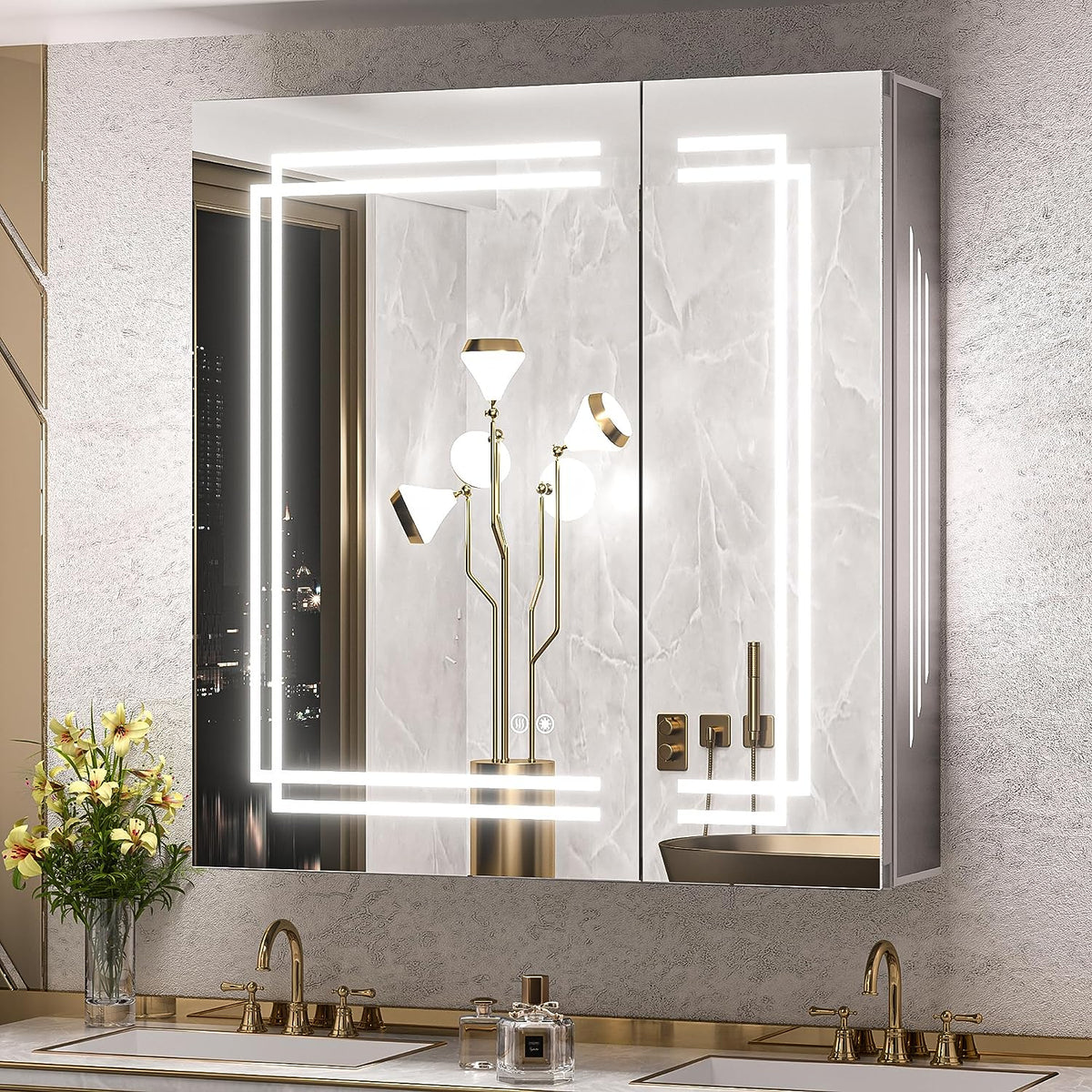 Medicine Cabinet Bathroom LED Vanity Mirror | Eco Trade Company