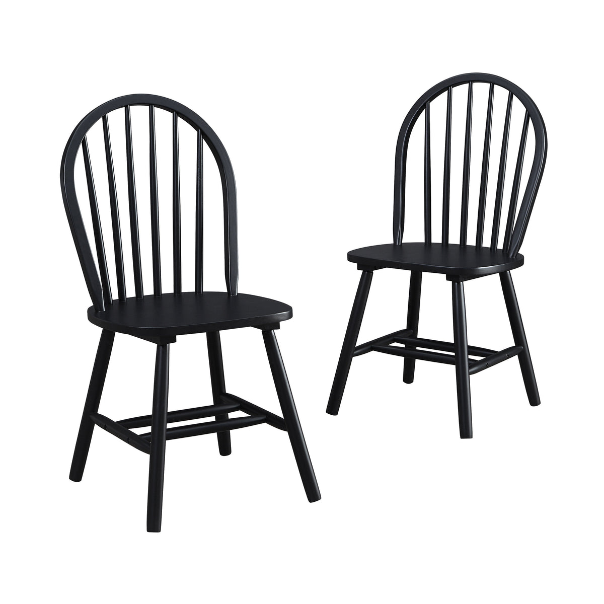 Solid Wood Dining Chairs, Set of 2 Eco Trade Company