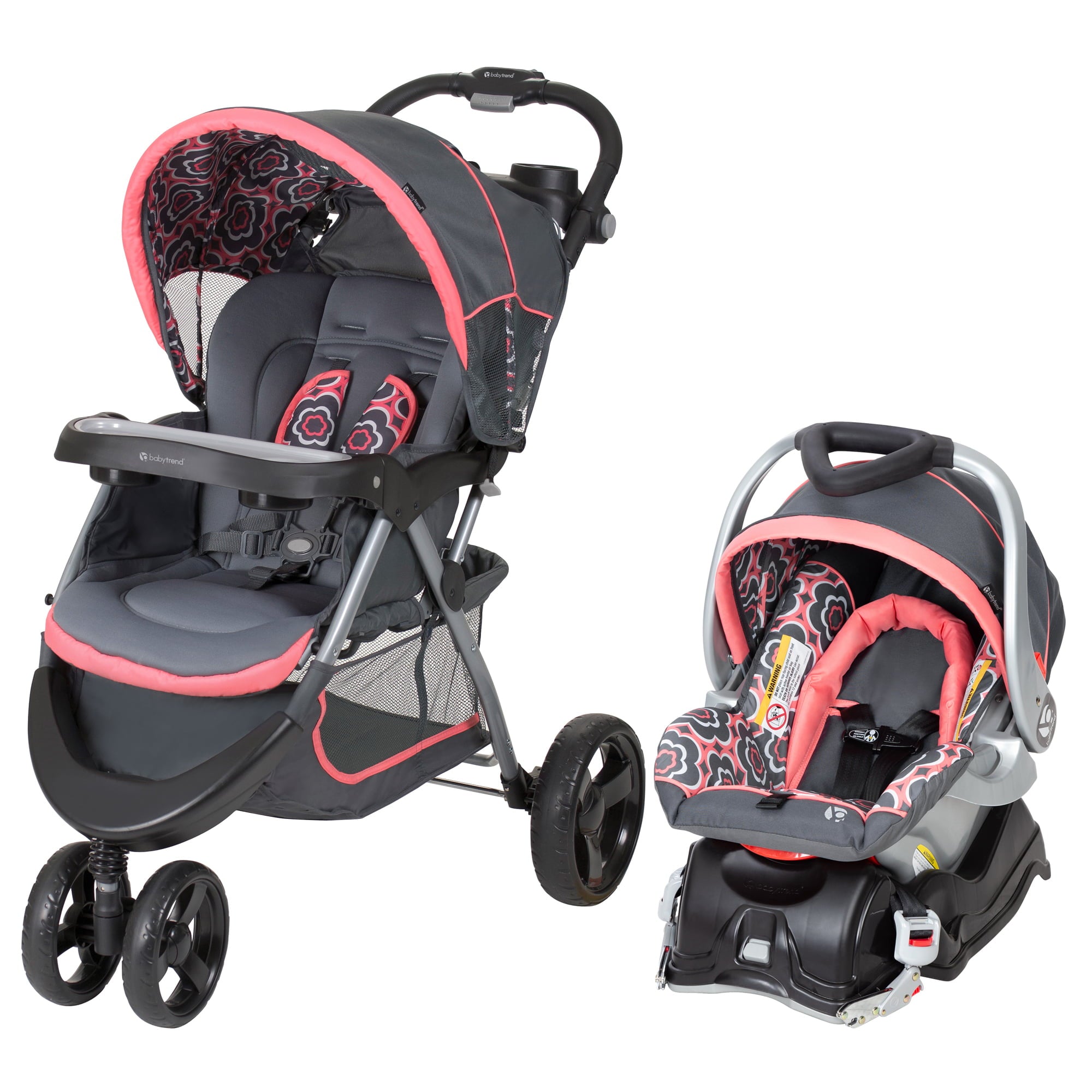 Graco Pink And Gray Car Seat And Stroller Infant Car Seat Luggage