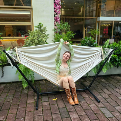 Double Hammock 500lb Capacity for Patio & Garden - Eco Trade Company