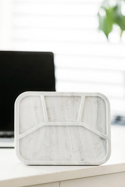 Lunchbox, 100% Food Grade Eco-Friendly Leak-Proof Silicone Bento Box, 4 Compartment, - Eco Trade Company