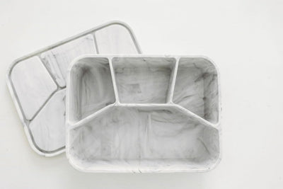 Lunchbox, 100% Food Grade Eco-Friendly Leak-Proof Silicone Bento Box, 4 Compartment, - Eco Trade Company