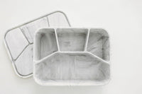 Lunchbox, 100% Food Grade Eco-Friendly Leak-Proof Silicone Bento Box, 4 Compartment, - Eco Trade Company