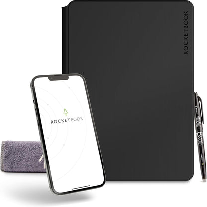 Executive Lined and Dot Grid Smart Notebook, Scannable Reusable Office Notebook - Eco Trade Company