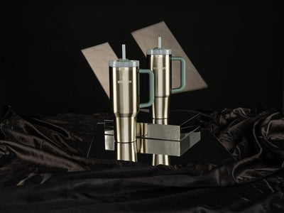 Stainless Steel Vacuum Insulated Tumbler with Lid and Straw - Eco Trade Company