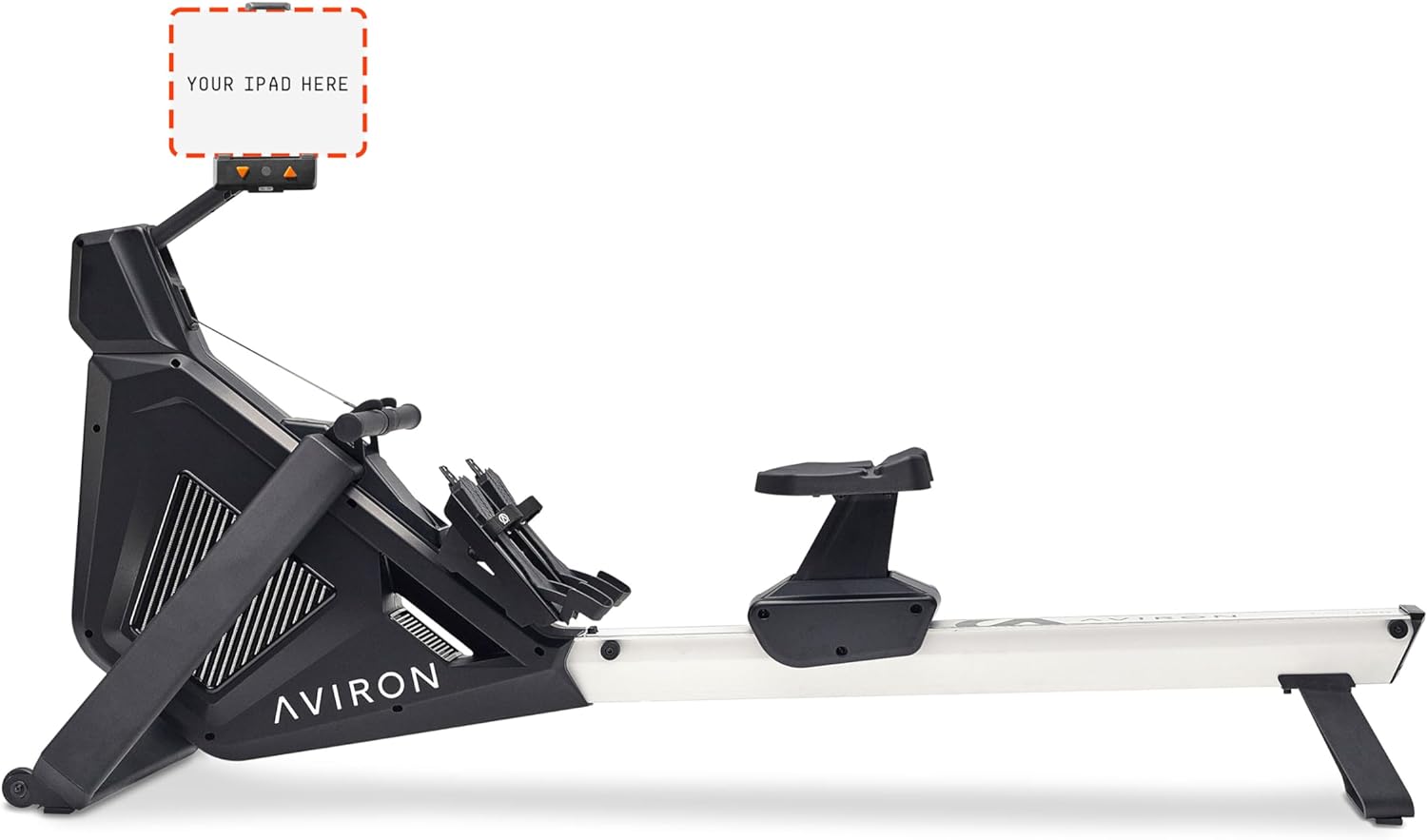 Uprise Rowing Machine Rowing Machine with iPad Integration, Dual Air & Magnetic Resistance U ...