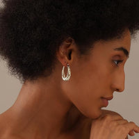 925 Sterling Silver Hoop Earrings - Eco Trade Company